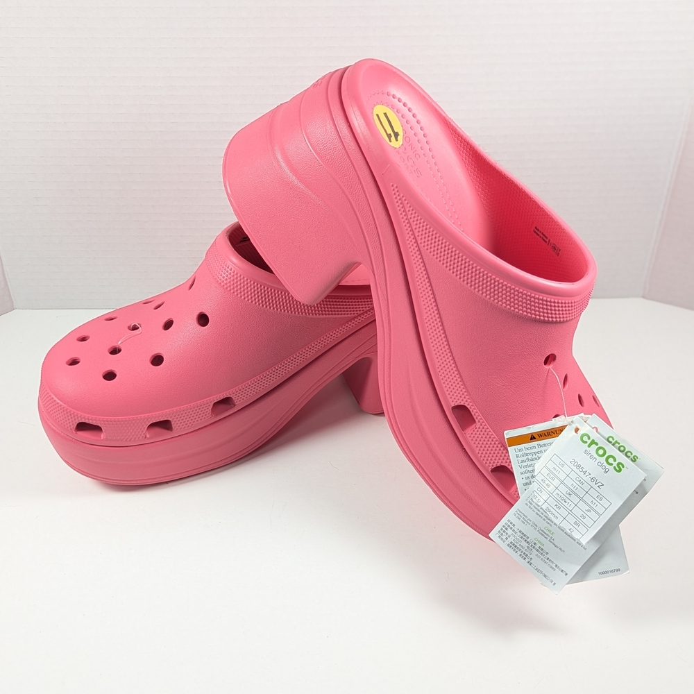 Barbie Pink Platform Heel Crocs Clogs